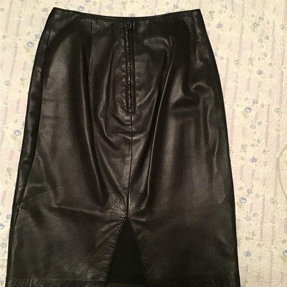 Leather Skirt - Picture 2 of 4